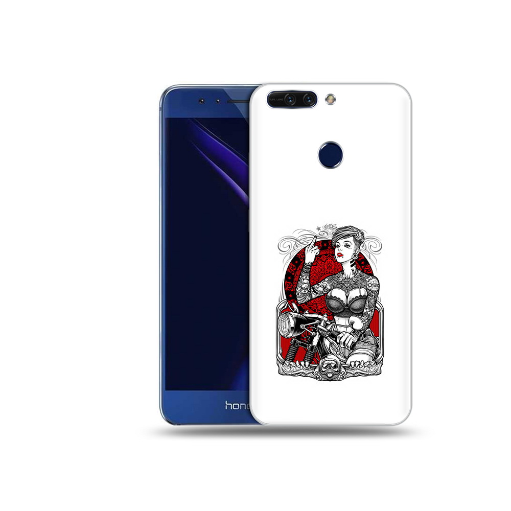 

Чехол MyPads Tocco для Honor 8 Pro девушка на мотоцикле (PT66177.42.308), Tocco