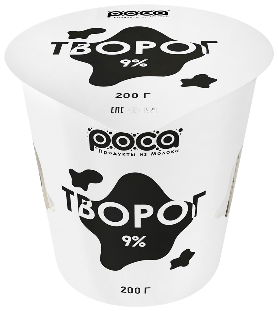 

Творог Роса 9% 200 г
