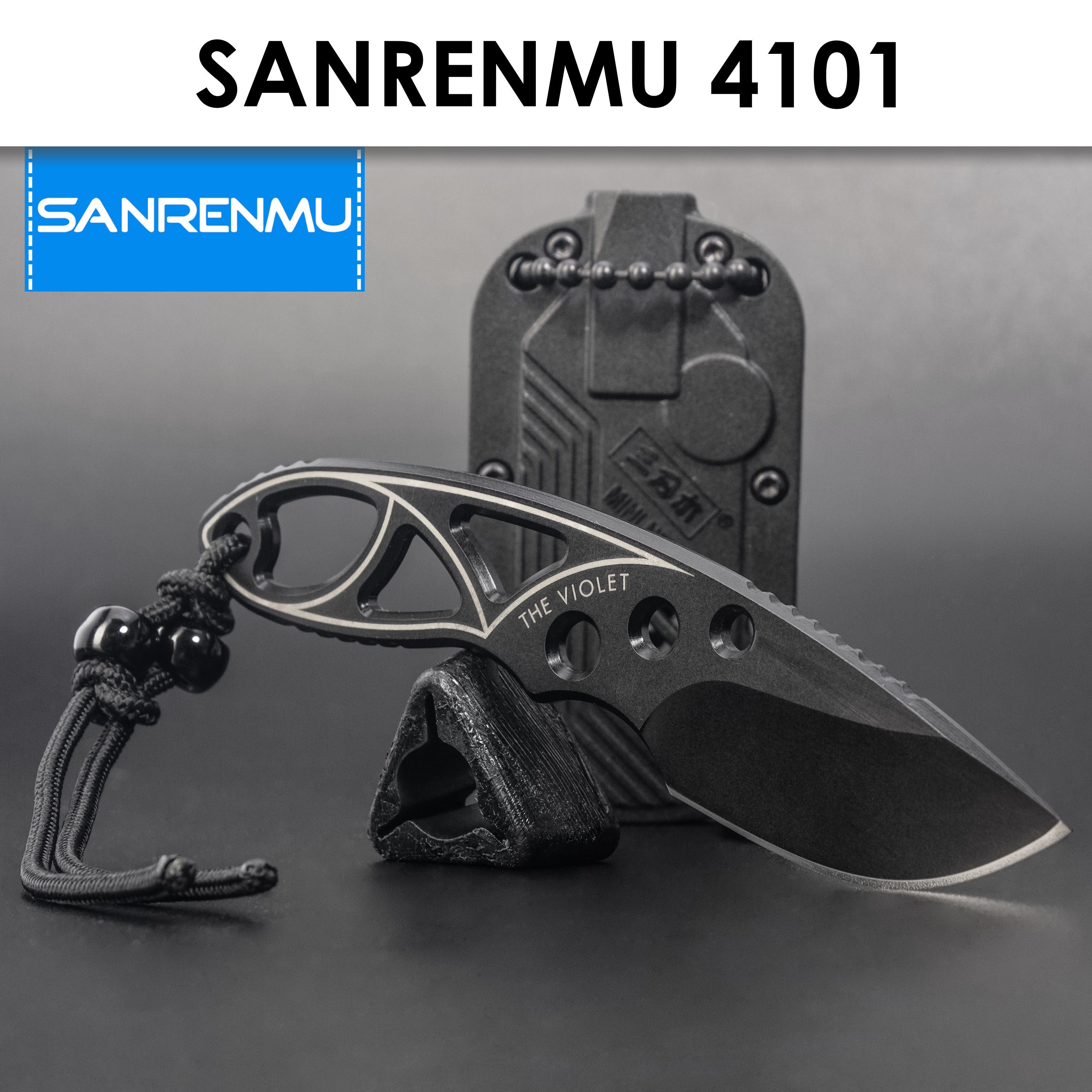 

Нож SanRenMu 4101FUI-SH черный 104мм (40мм клинок), 4101FUI-SH