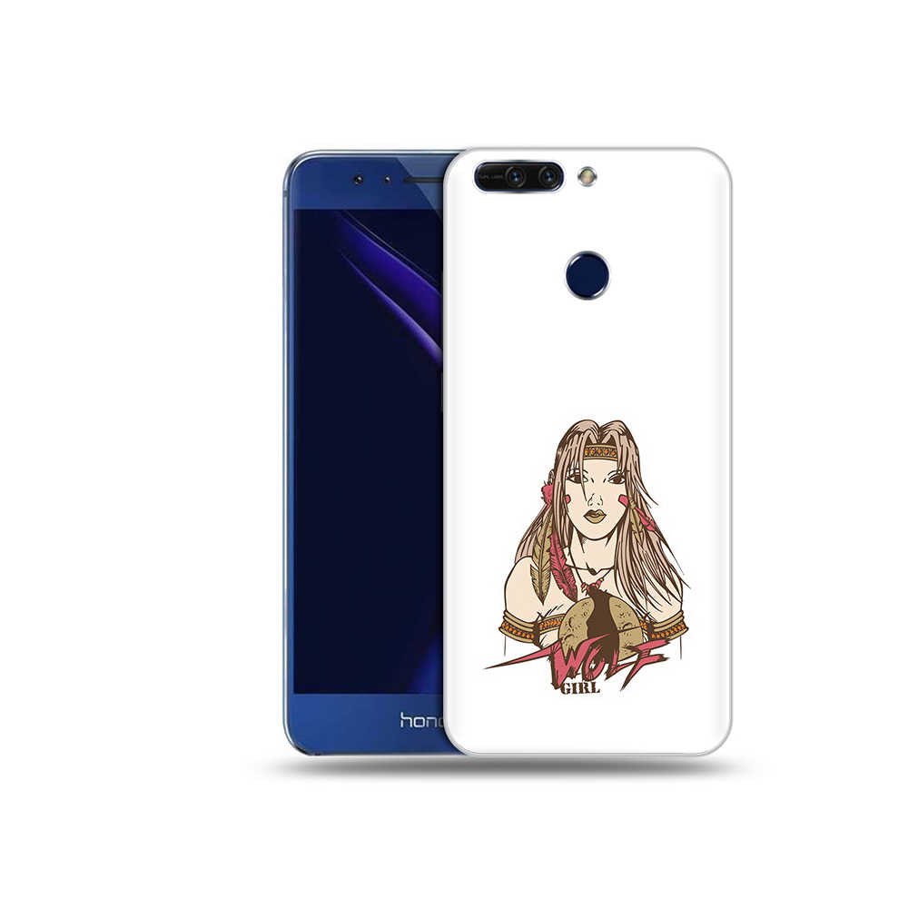 

Чехол MyPads Tocco для Honor 8 Pro девушка волк (PT66177.42.306), Tocco