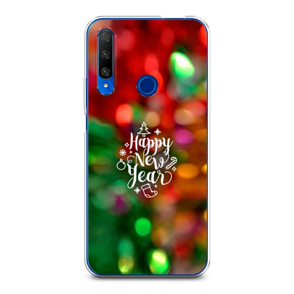

Чехол на Huawei Honor 9X Premium "Новый Год на елке", Зеленый;красный;желтый, 610650-5