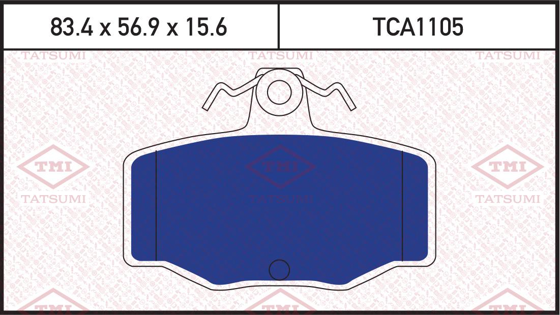 

Комплект тормозных колодок Tatsumi tca1105
