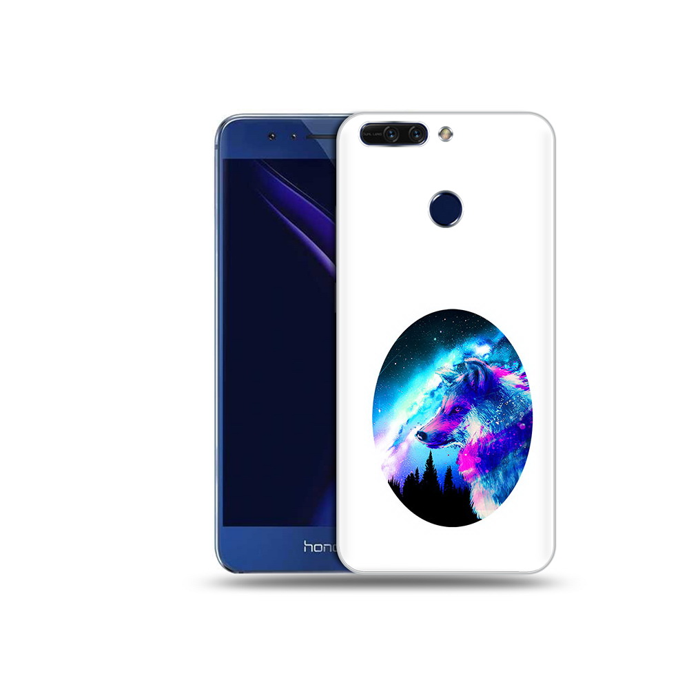 

Чехол MyPads Tocco для Honor 8 Pro голубой волк (PT66177.42.293), Tocco
