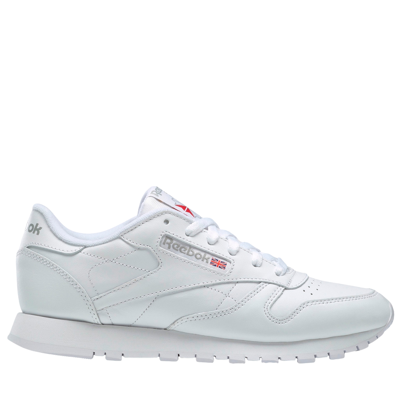 

Кроссовки мужские Reebok Classic Leather белые 42 EU, Белый, Classic Leather