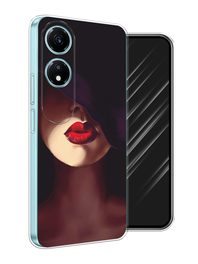 

Чехол Awog на Honor X5 Plus "Красные губы", Черный;бежевый;красный, 6121950-1