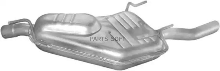

POLMOSTROW 4805 Глушитель задняя часть 1шт