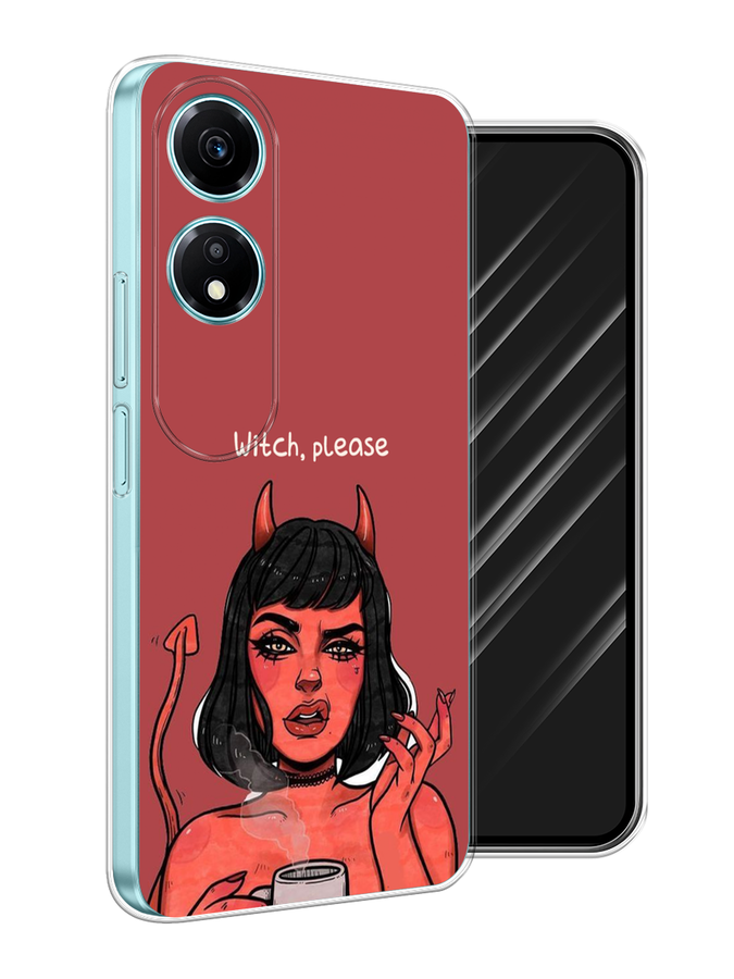 

Чехол Awog на Honor X5 Plus "Evil Girl", Бордовый;черный, 6121950-1