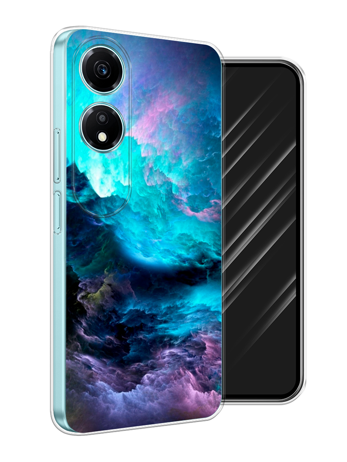 

Чехол Awog на Honor X5 Plus "Бирюзовое небо", Бирюзовый;фиолетовый;черный, 6121950-1