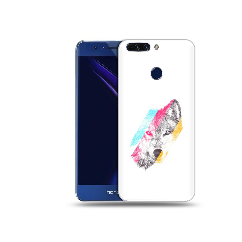 

Чехол MyPads Tocco для Honor 8 Pro волк градиент (PT66177.42.268), Tocco
