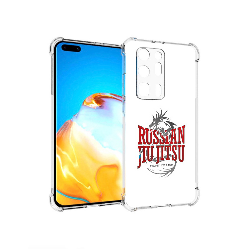 

Чехол MyPads Tocco для Huawei P40 Pro+ джиу джитсу, Прозрачный, Tocco