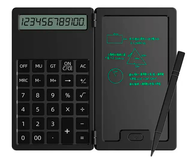 

Калькулятор-блокнот LCD Writing Table With Calculator 5" XMXHBU46N Black, XMXHBU46N