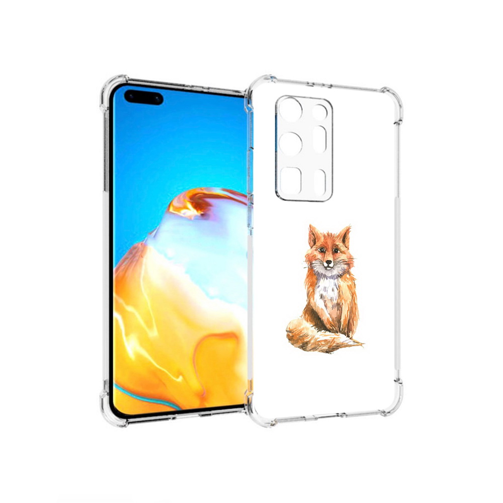

Чехол MyPads Tocco для Huawei P40 Pro+ детская лиса, Прозрачный, Tocco