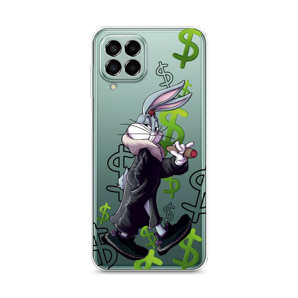 

Чехол на Samsung Galaxy M33 "Rich Bugs Bunny", Зеленый;черный;голубой, 2105650-6