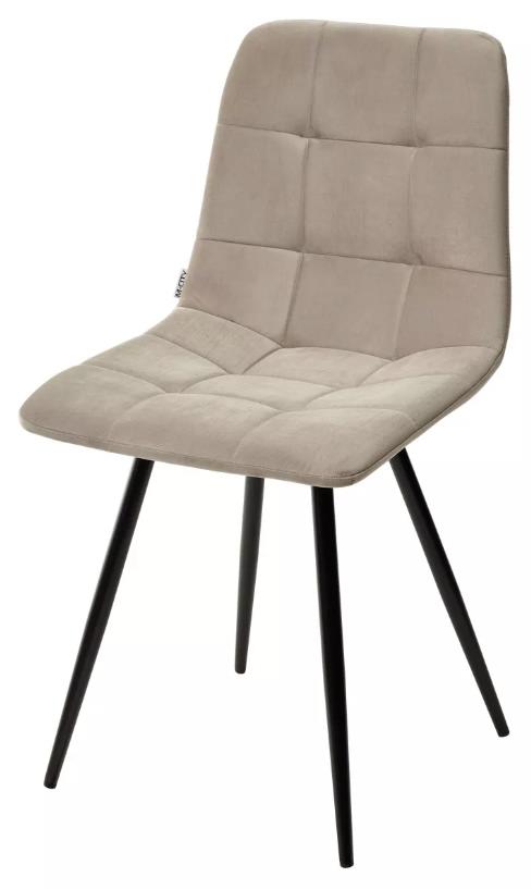 

Комплект стульев 4 шт. M-City UNO 25, латте/черный, UNO 25 (4 шт.) Велюр, черный каркас