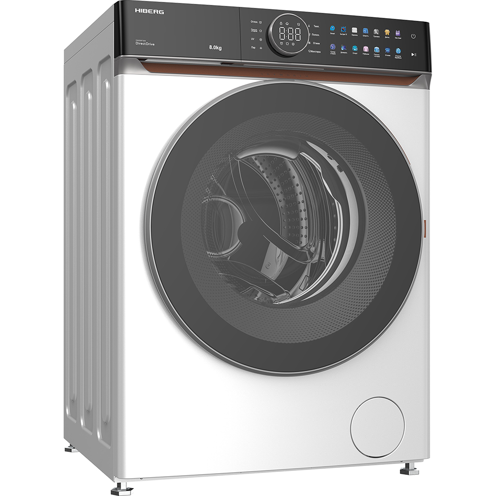 Стиральная машина Hiberg i-DDQ10 - 814 W белая