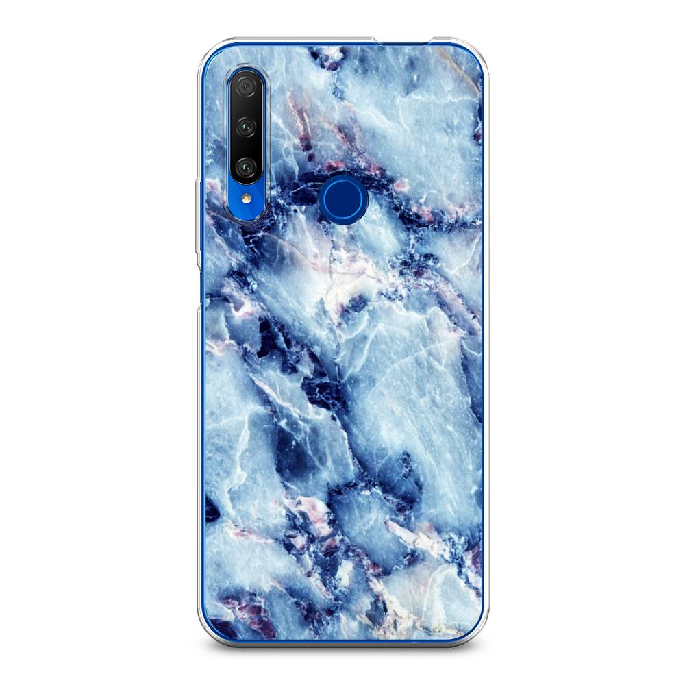 

Чехол на Huawei Honor 9X Premium "Мрамор с синими прожилками", Синий, 610650-3