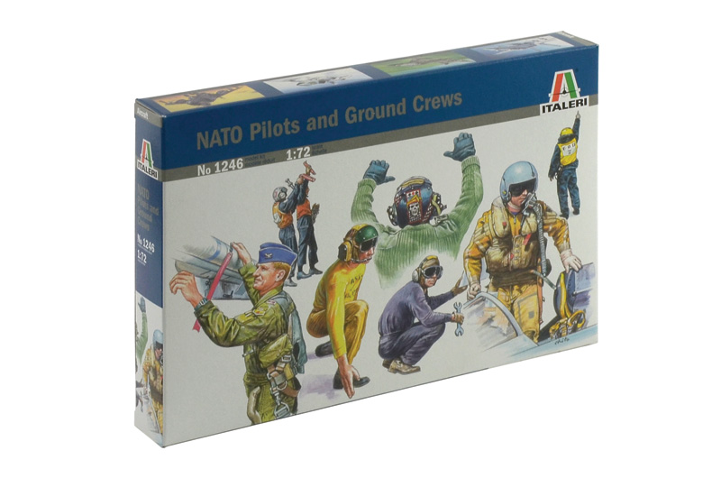 Сборная модель Italeri 1/72 Солдаты Nato Pilots And Ground Crews 1246 600005047420