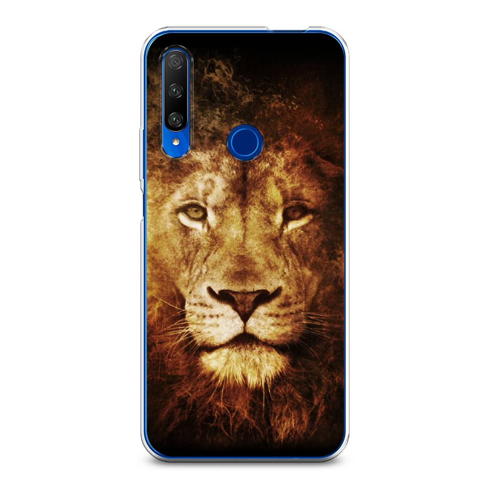 

Чехол на Huawei Honor 9X Premium "Лев", Черный;коричневый;желтый, 610650-6