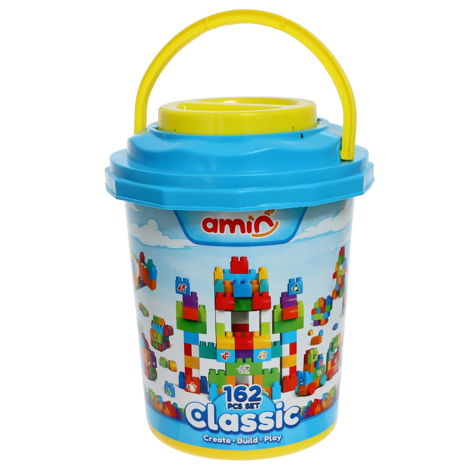 Конструктор Amin, Classic №162, 9945176, в ведре конструктор toy mix в ведре 80 rrb 77