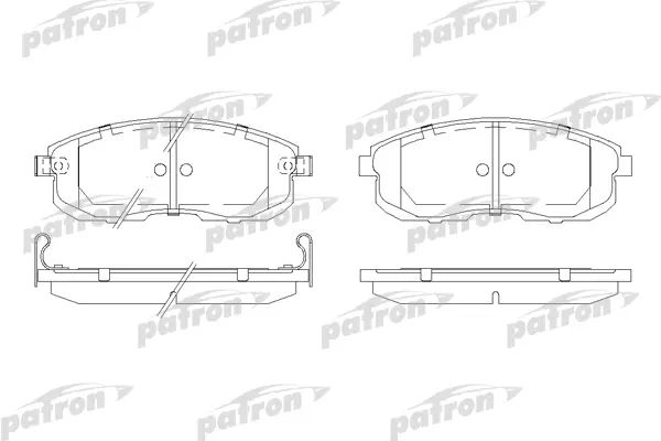 

Тормозные колодки PATRON дисковые pbp691