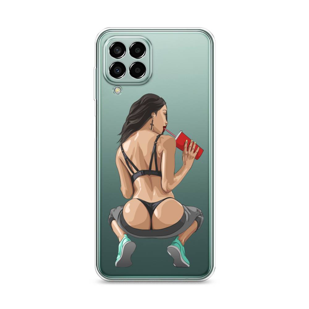 

Чехол на Samsung Galaxy M33 "Сочные булочки", Бежевый;красный;черный, 2105650-6