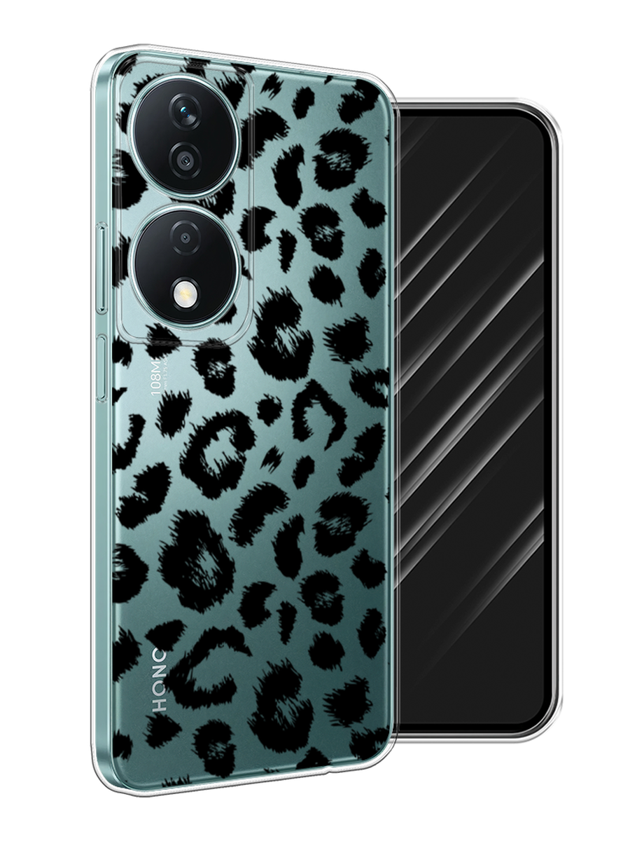 

Чехол Awog на Honor X7B "Окрас леопарда фон", Черный, 6123350-1