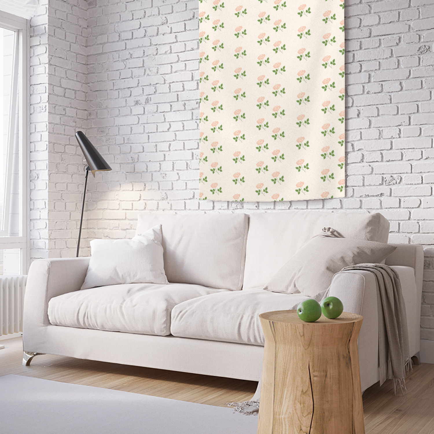 

Вертикальное фотопанно на стену JoyArty Поле из роз 100x150 см, Поле из роз