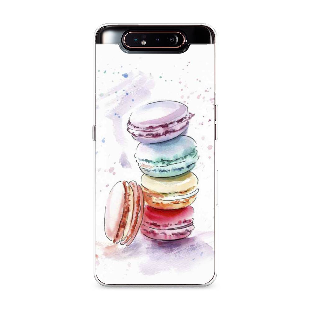 

Чехол Awog на Samsung Galaxy A80 "Пирамидка макарони 2", Разноцветный, 28350-10