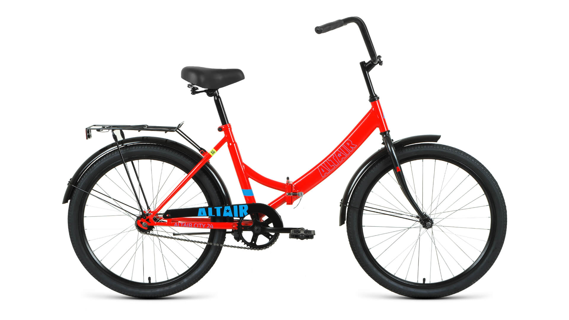 фото Велосипед altair city 24 2022 16" красный/голубой
