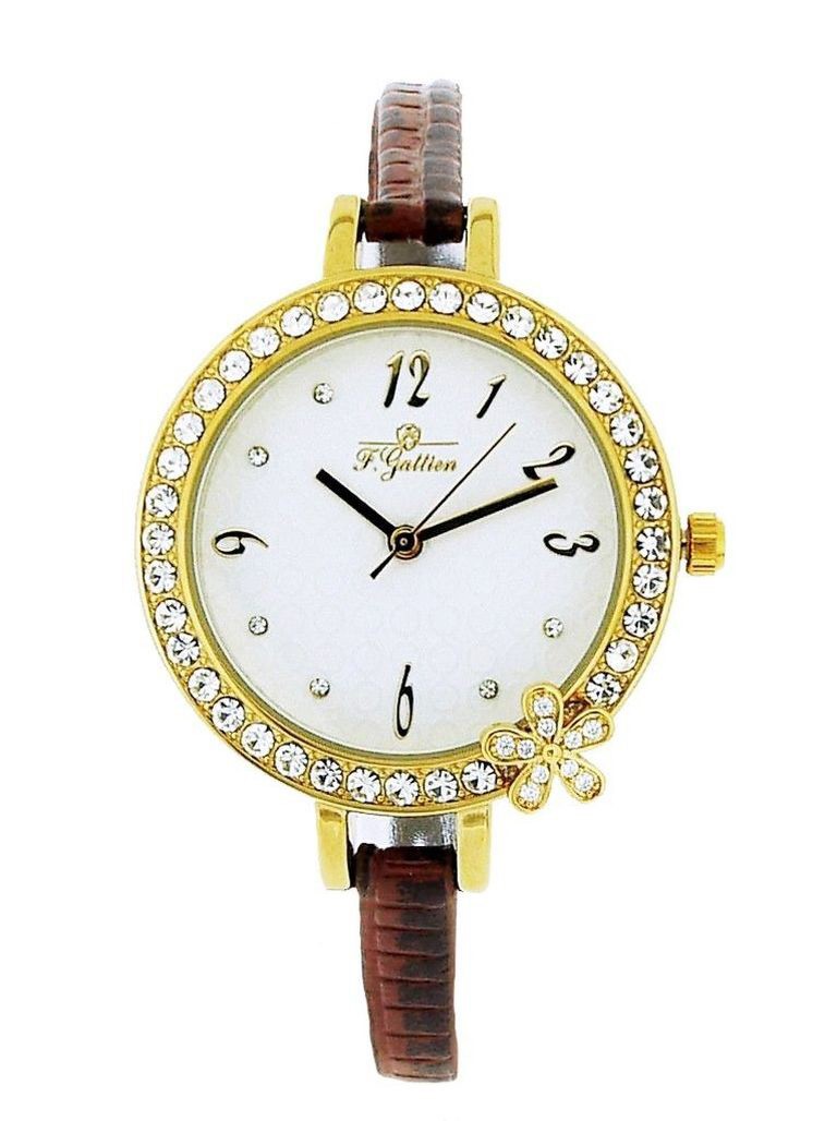 Наручные часы женские F.Gattien 150437-111-04 коричневые