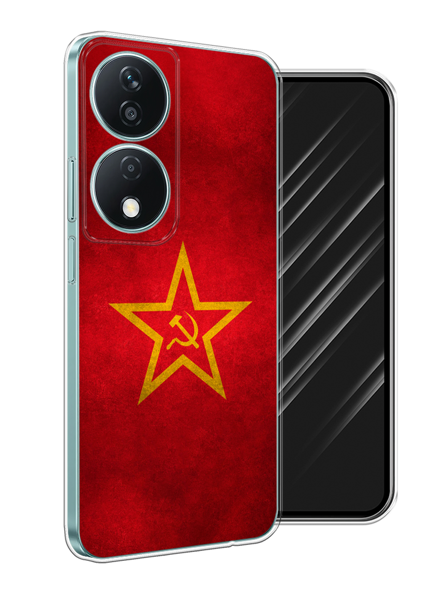 

Чехол Awog на Honor X7B "Красное знамя", Желтый;красный, 6123350-1
