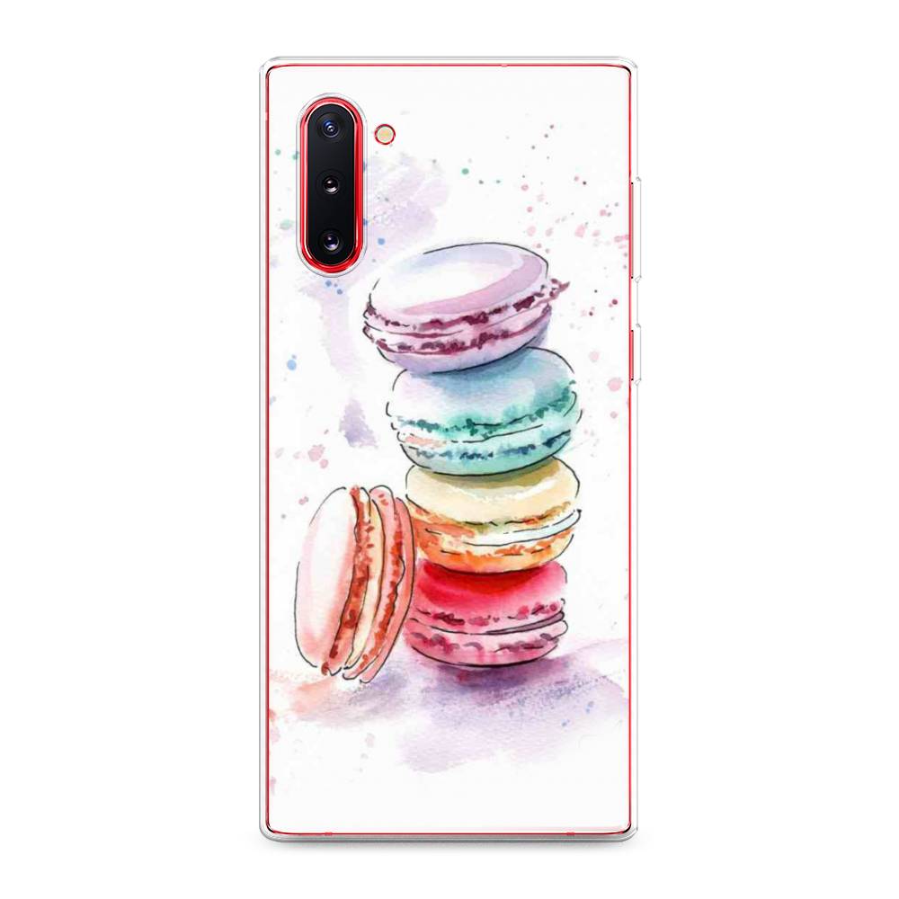 

Чехол Awog на Samsung Galaxy Note 10 "Пирамидка макарони 2", Разноцветный, 28650-10