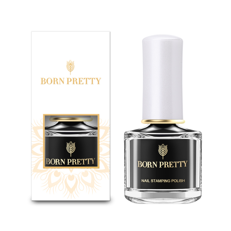 Лак Born Pretty для стемпинга 42857-03 WN-03 черный 6 мл