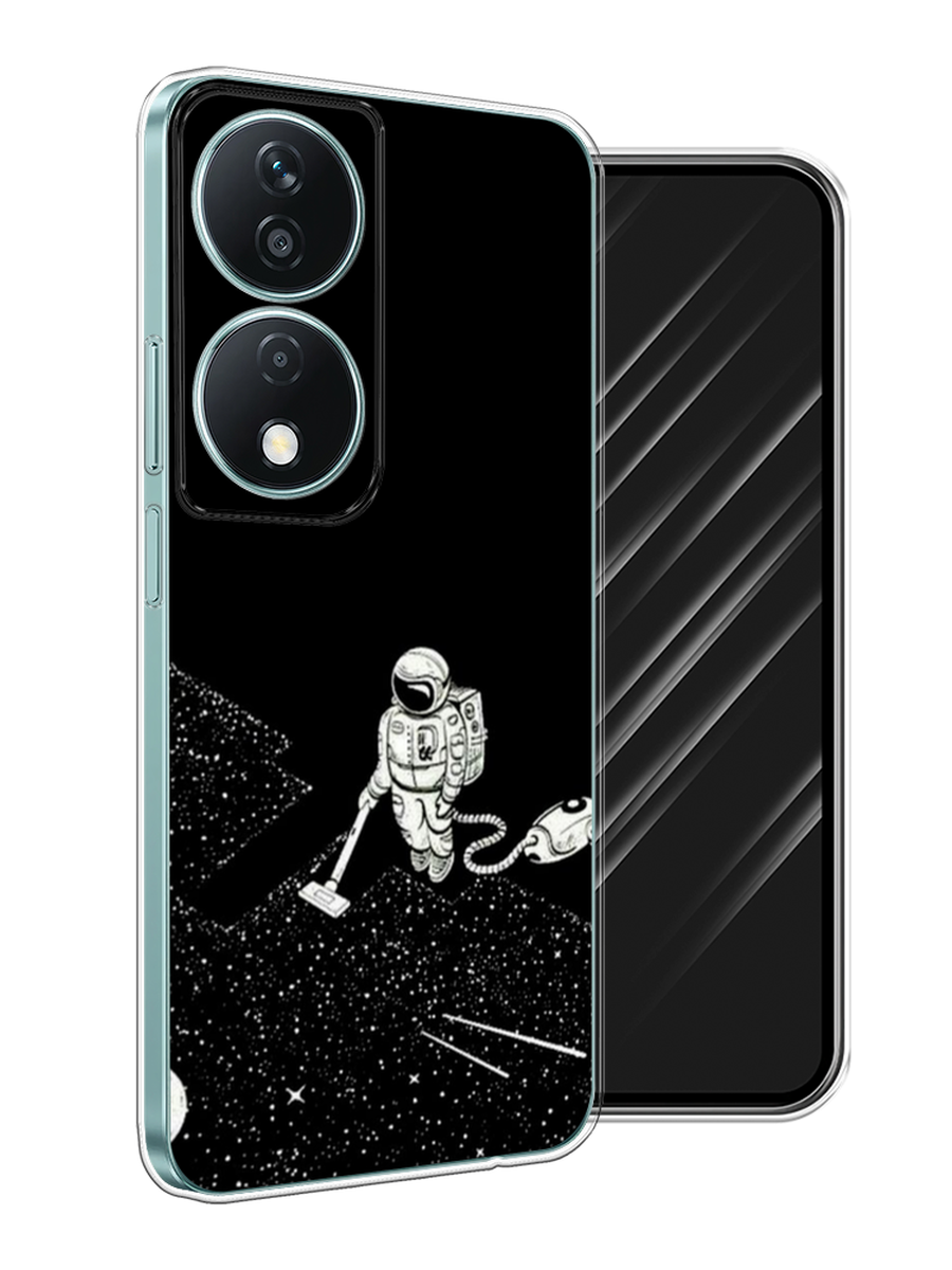 

Чехол Awog на Honor X7B "Космонавт с пылесосом", Белый, 6123350-1