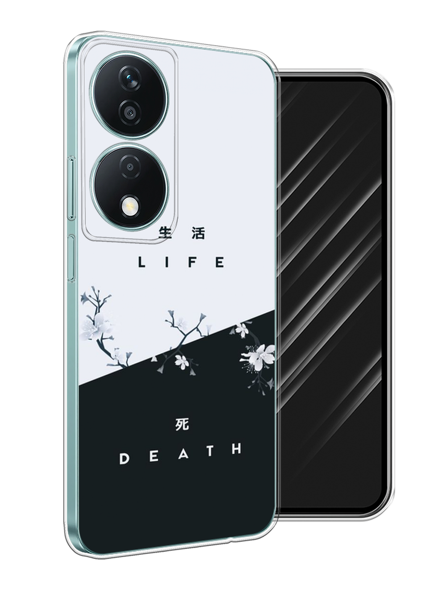 

Чехол Awog на Honor X7B "Life and death", Черный;серый, 6123350-1