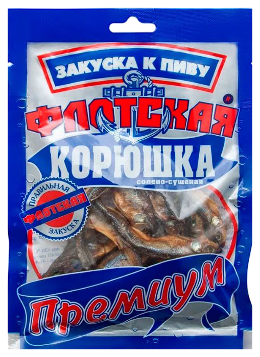 Корюшка Флотская солено-сушеная 40 г