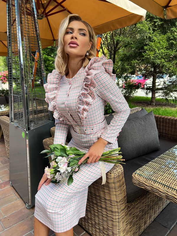 

Платье женское Vera Shasherina П2022-4/44 розовое 44 RU, П2022-4/44