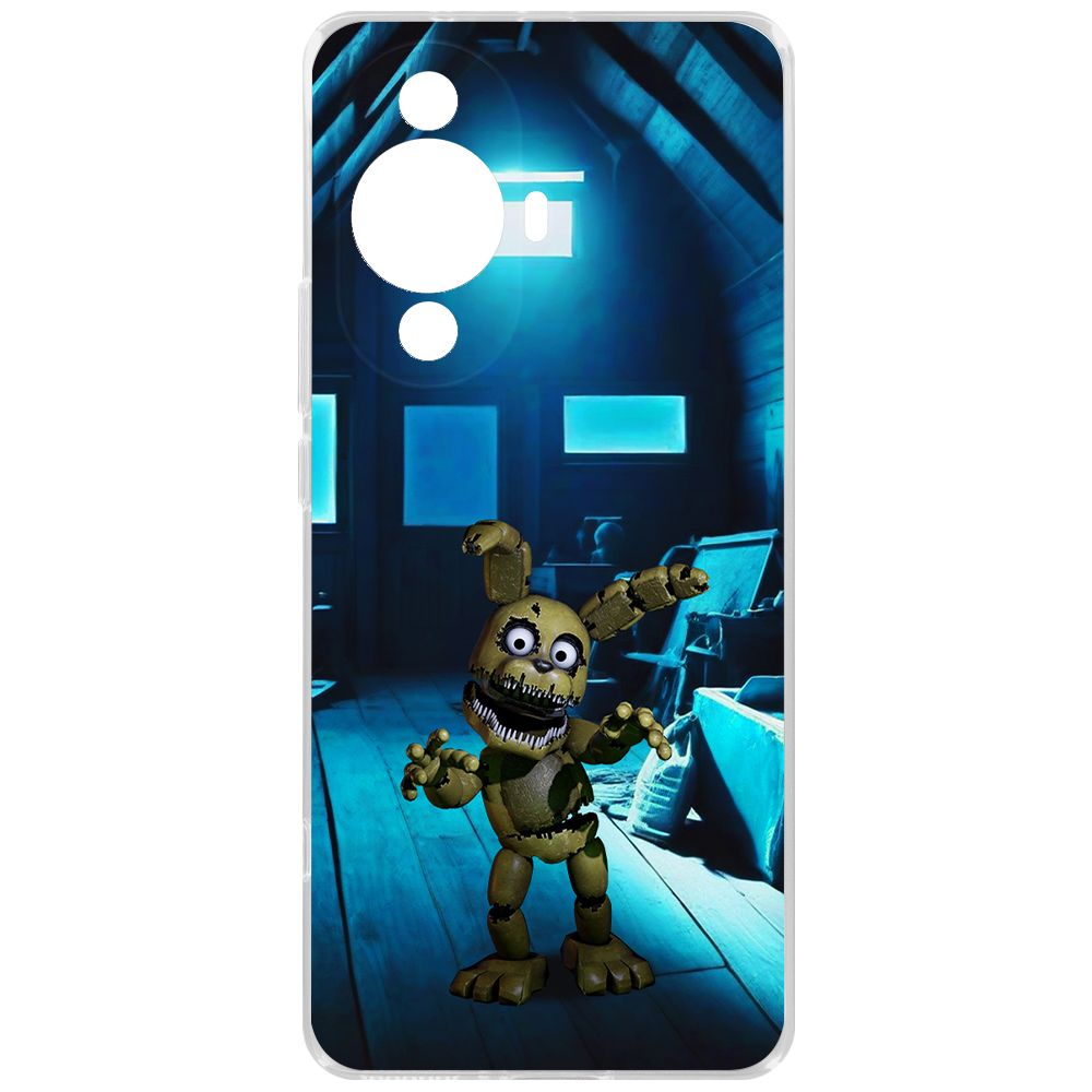 

Чехол-накладка Krutoff Clear Case ФНАФ - Плюштрап для Huawei Nova 11 Pro, Прозрачный
