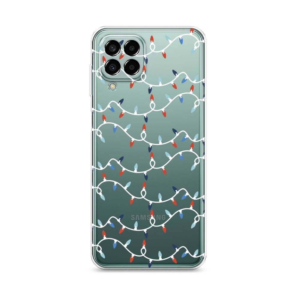 фото Чехол на samsung galaxy m33 "разноцветная гирлянда" case place