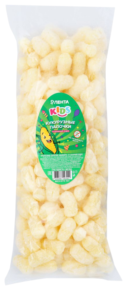 

Кукурузные палочки Лента Kids в сахарной пудре 160 г