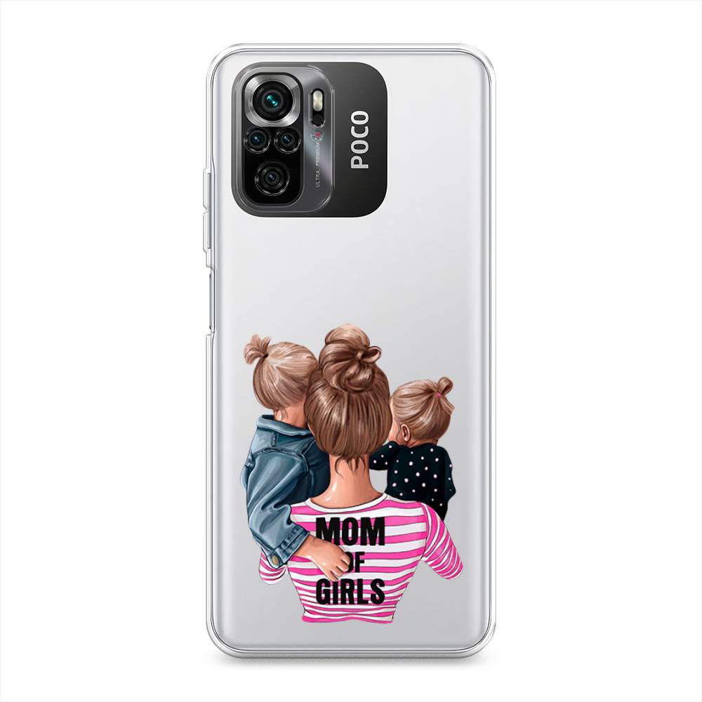 

Чехол Awog на Poco M5s / Сяоми Поко M5s "Mom of Girls", Синий;розовый;черный, 316250-6