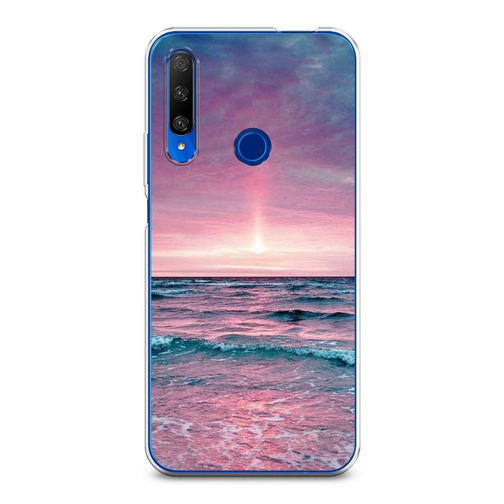 

Чехол на Huawei Honor 9X Premium "Восход 3", Розовый;голубой, 610650-2