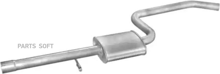 

POLMOSTROW 4522 Глушитель средняя часть 1шт