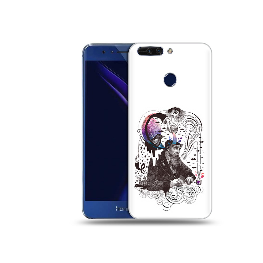 

Чехол MyPads Tocco для Honor 8 Pro абстракция думающий мужчина (PT66177.42.210), Tocco