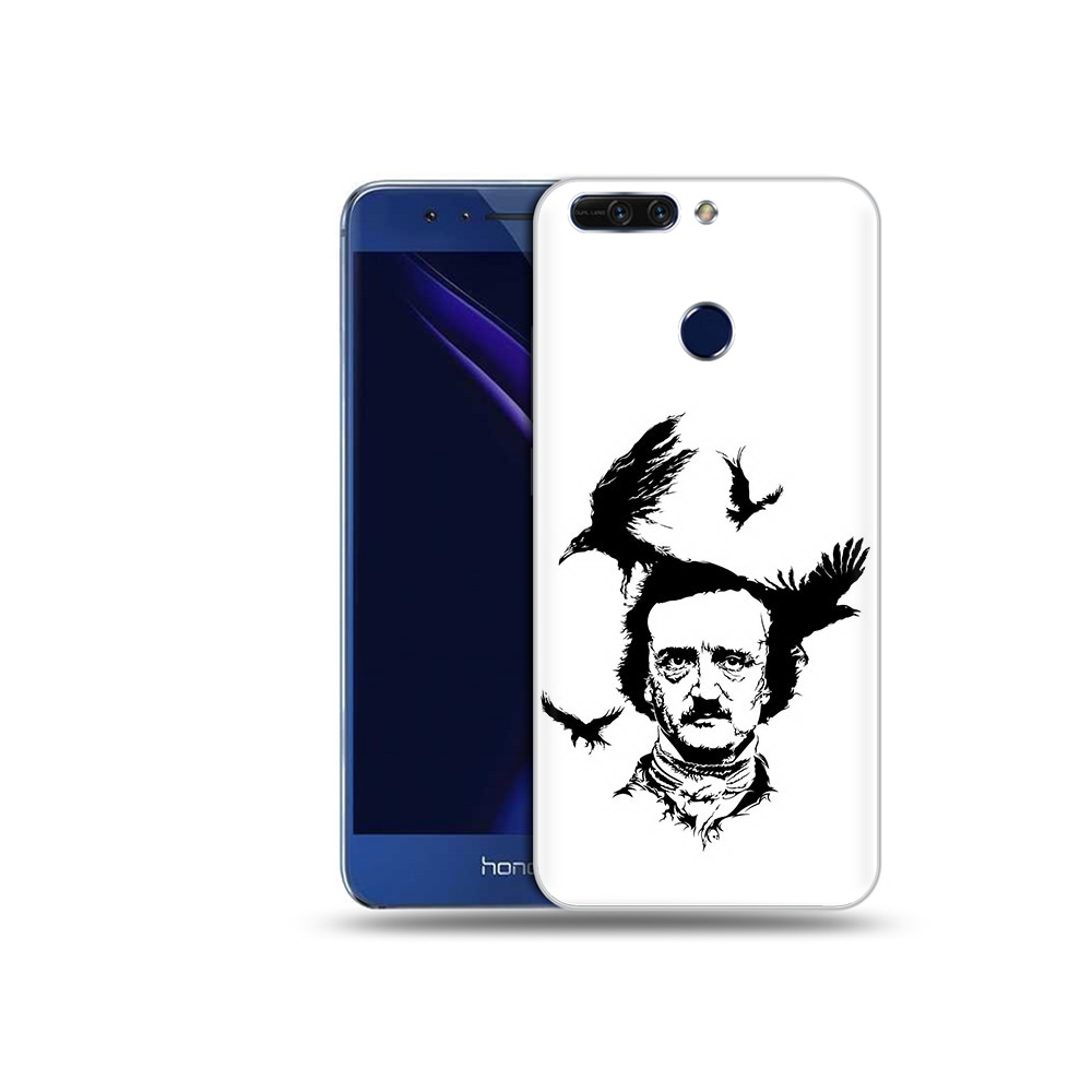 

Чехол MyPads Tocco для Honor 8 Pro Эдгар Аллан черно белый (PT66177.42.204), Tocco