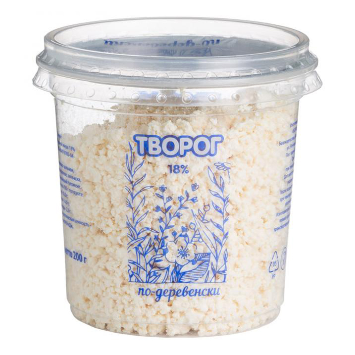 

Творог По-деревенски 18% бзмж 200 г