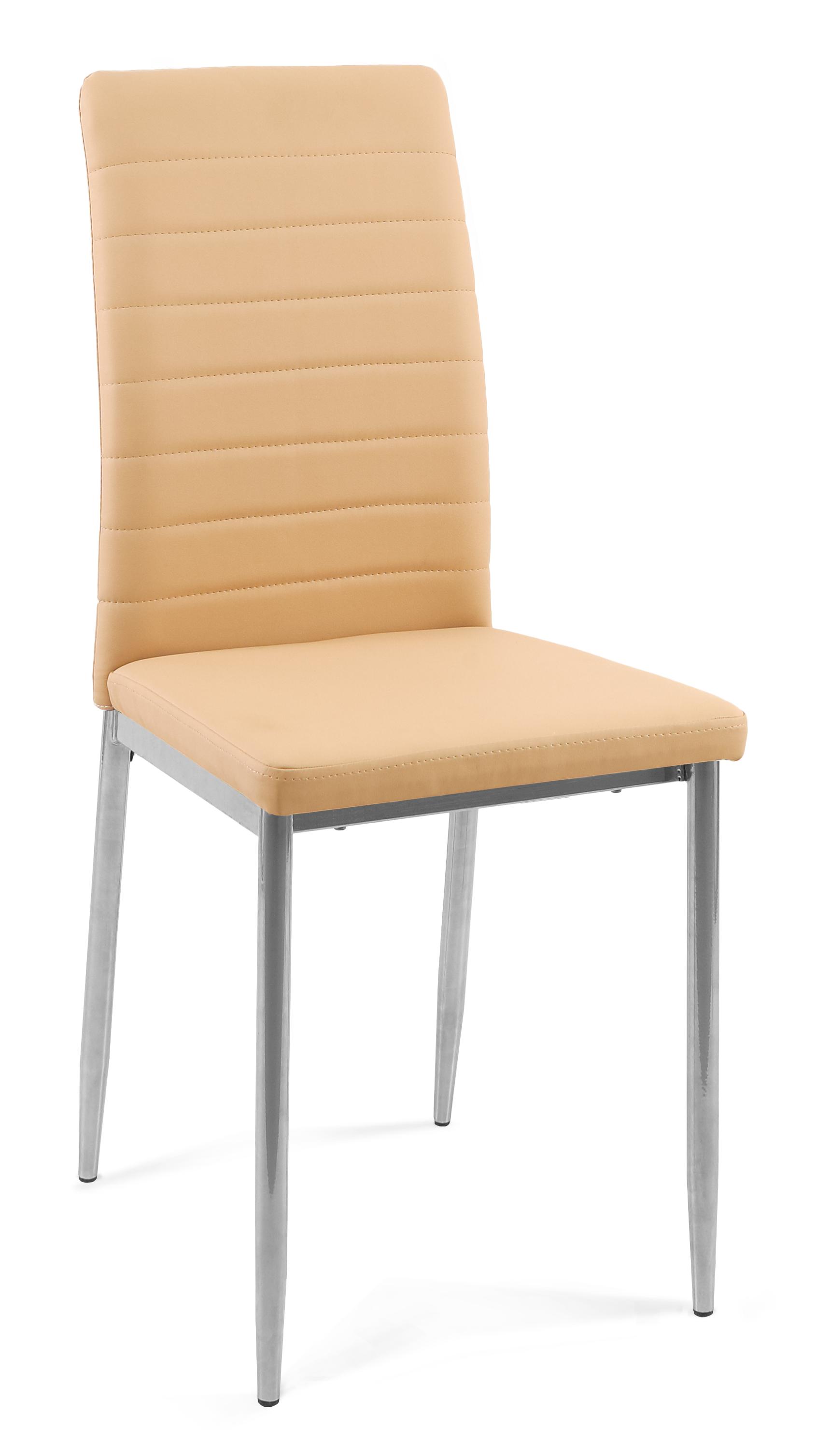 

Стул DikLine ТЕКС каркас хром/к/з Pegaso бежевый 41x51x94 2 шт., ТЕКС