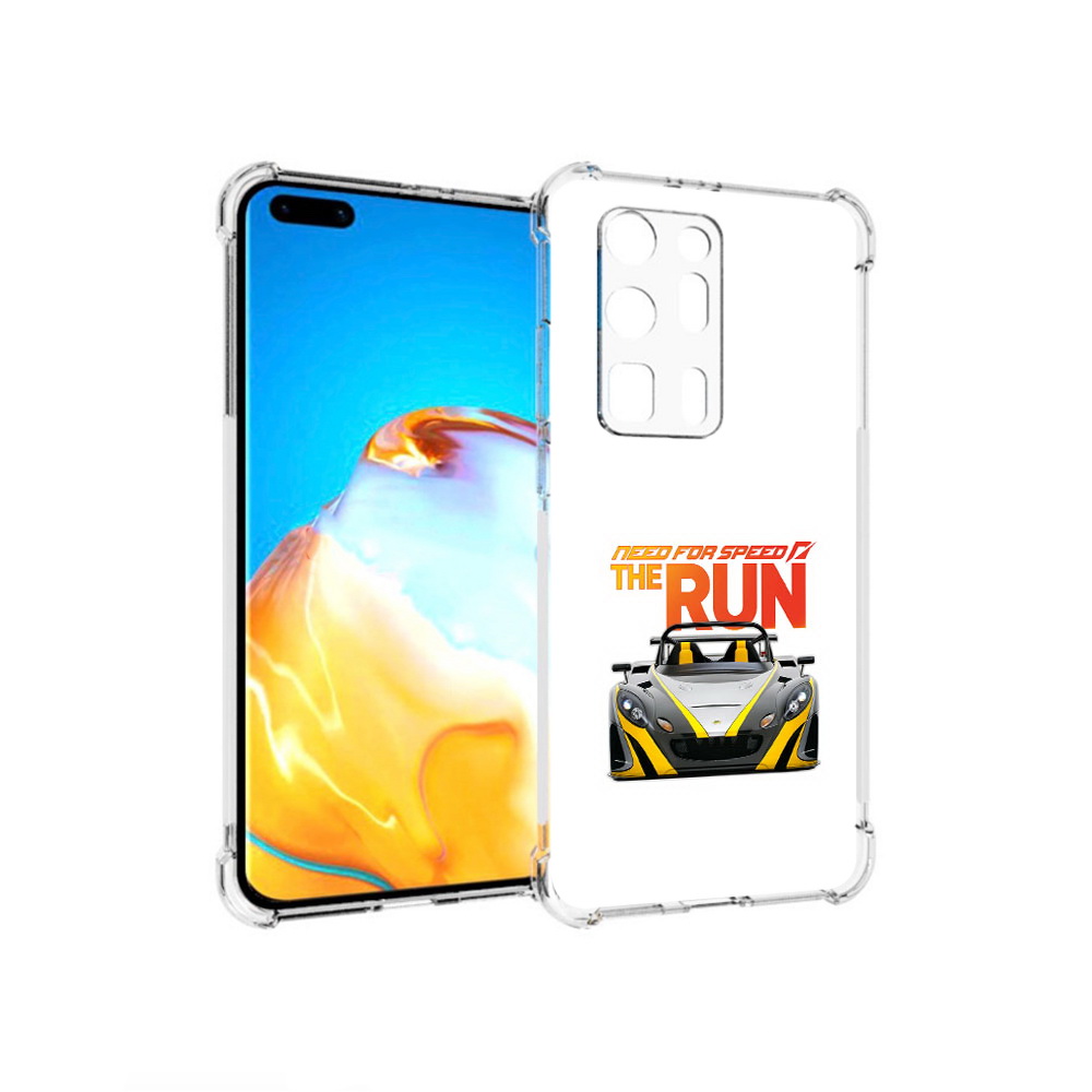 

Чехол MyPads Tocco для Huawei P40 Pro+ гонка, Прозрачный, Tocco