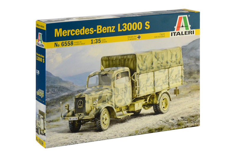 фото Сборная модель italeri 1/35 грузовик l3000 s 6558