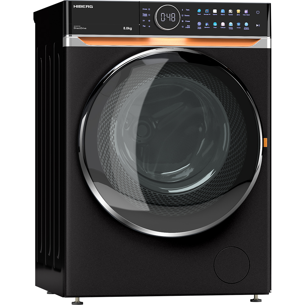 Стиральная машина Hiberg i-DDQ10 - 814 B черная